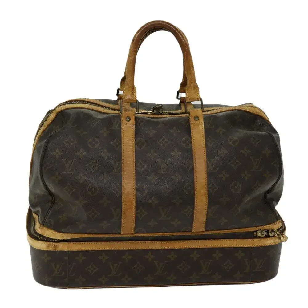 LOUIS VUITTON Monogram Sac Sports Boston Bag M41444